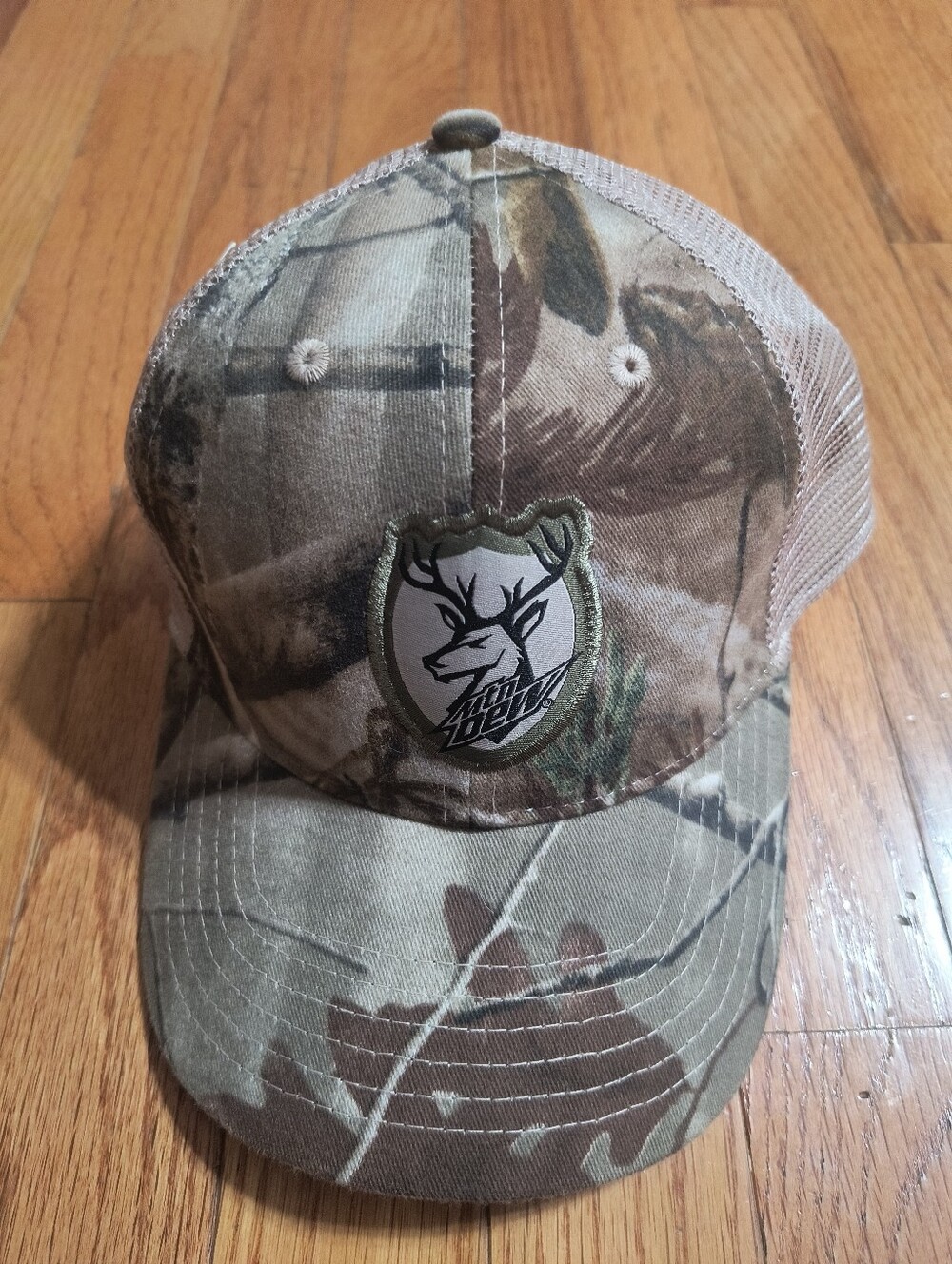 NWT Mtn. Dew baseball cap hat, camo, deer
